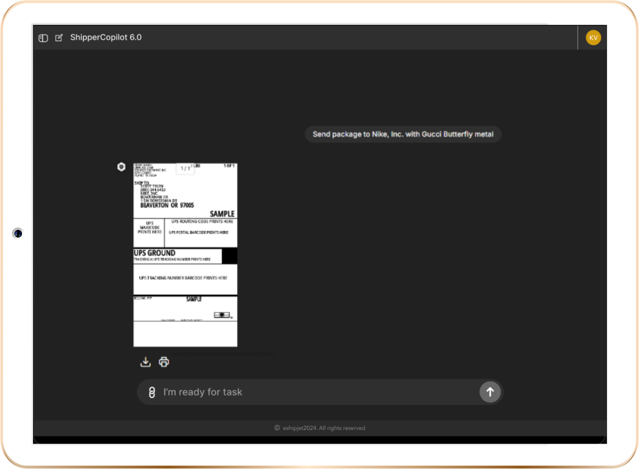 ShipperCopilot Mobile Interface
